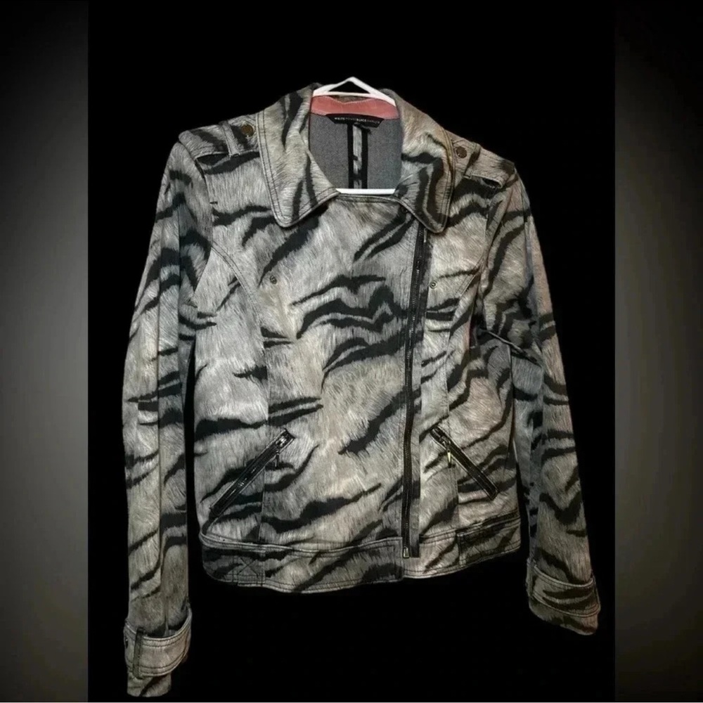WHBM Zebra Print Jacket